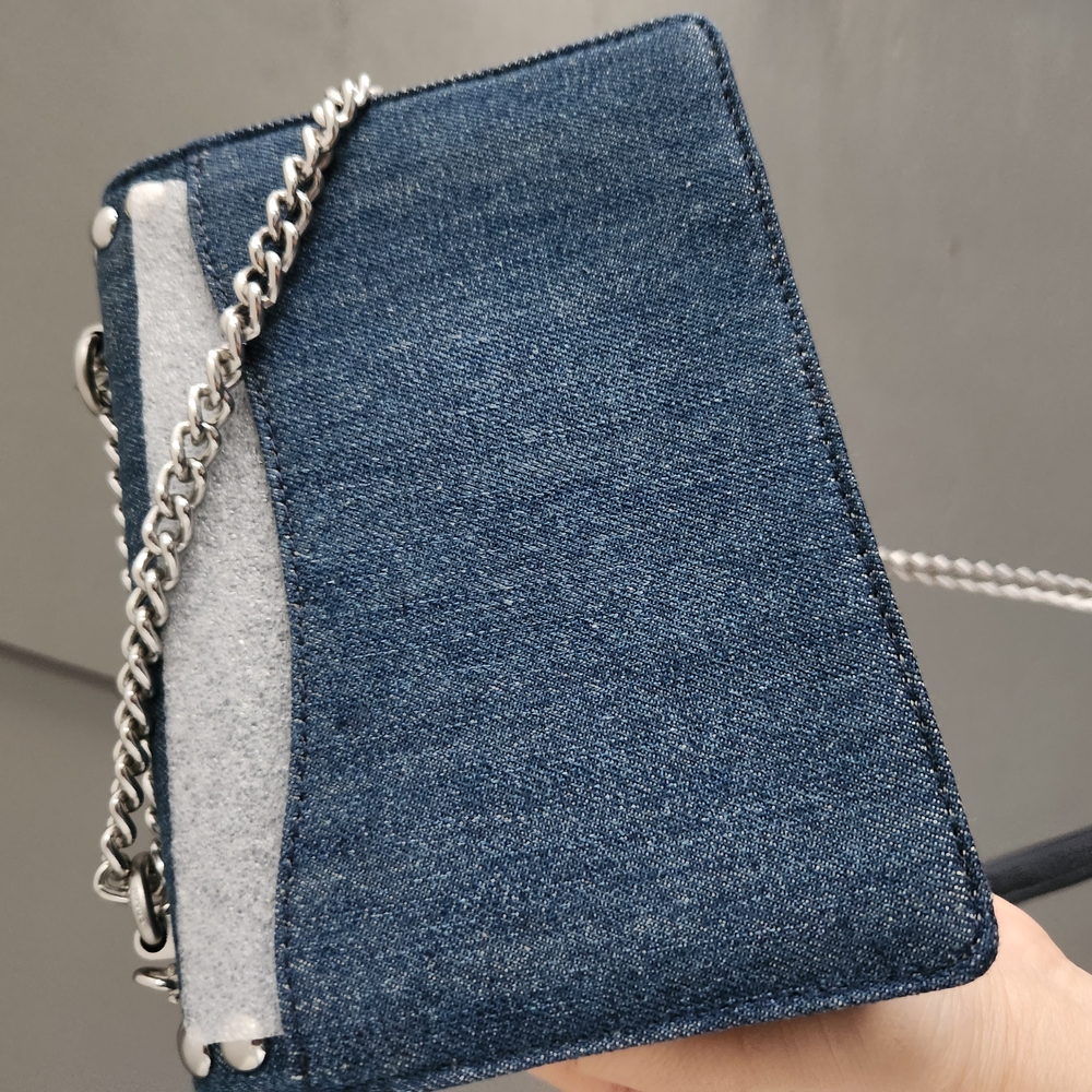 Coach Denim Studded Crossbody Bag - Picture 3 of 9